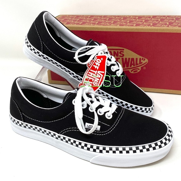 VANS Check Foxing Canvas Black Women’s Sneakers - Picture 8 of 9